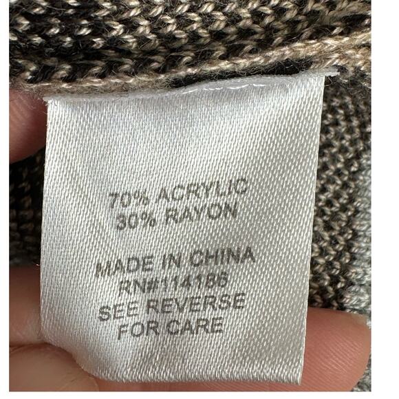 Payton Primrose animal print patchwork long sleeves cardigan size Small - Picture 4 of 12